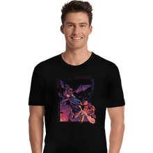 Load image into Gallery viewer, Shirts Premium Shirts, Unisex / Small / Black Burning The Night