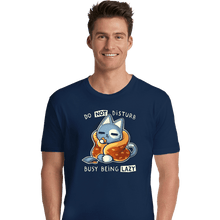 Load image into Gallery viewer, Daily_Deal_Shirts Premium Shirts, Unisex / Small / Navy Busy Being Lazy