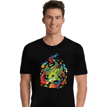 Load image into Gallery viewer, Shirts Premium Shirts, Unisex / Small / Black Rainbow Dragon