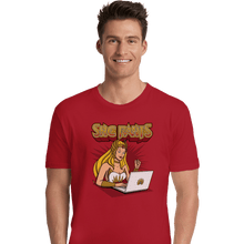 Load image into Gallery viewer, Shirts Premium Shirts, Unisex / Small / Red She Rants