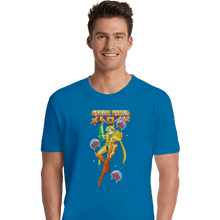 Load image into Gallery viewer, Shirts Premium Shirts, Unisex / Small / Sapphire Sailor Samus Power Suit