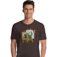 Load image into Gallery viewer, Shirts Premium Shirts, Unisex / Small / Dark Chocolate Heroic Self Portrait