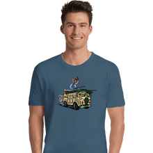 Load image into Gallery viewer, Daily_Deal_Shirts Premium Shirts, Unisex / Small / Indigo Blue Surfing In The Turtle Van