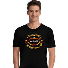 Load image into Gallery viewer, Daily_Deal_Shirts Premium Shirts, Unisex / Small / Black I Survived All Valley Karate