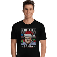 Load image into Gallery viewer, Shirts Premium Shirts, Unisex / Small / Black Hello Santa