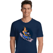 Load image into Gallery viewer, Daily_Deal_Shirts Premium Shirts, Unisex / Small / Navy Emperor's New Roller Coaster
