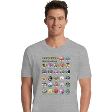 Load image into Gallery viewer, Shirts Premium Shirts, Unisex / Small / Sports Grey Types Of Pokeballs