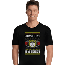 Load image into Gallery viewer, Shirts Premium Shirts, Unisex / Small / Black Christmas Is A Robot