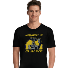 Load image into Gallery viewer, Shirts Premium Shirts, Unisex / Small / Black Johnny 5 Is Alive