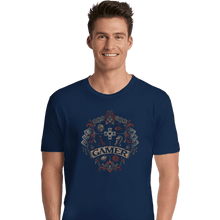 Load image into Gallery viewer, Shirts Premium Shirts, Unisex / Small / Navy Gamer Crest