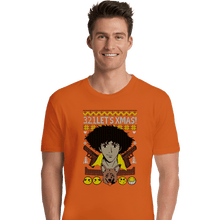 Load image into Gallery viewer, Shirts Premium Shirts, Unisex / Small / Orange Cowboy Xmas