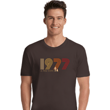 Load image into Gallery viewer, Shirts Premium Shirts, Unisex / Small / Dark Chocolate 1977 A New Hope