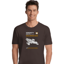 Load image into Gallery viewer, Shirts Premium Shirts, Unisex / Small / Dark Chocolate Serenity Service And Repair Manual