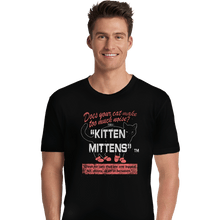 Load image into Gallery viewer, Secret_Shirts Premium Shirts, Unisex / Small / Black Kitten Mittens