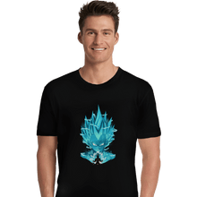Load image into Gallery viewer, Shirts Premium Shirts, Unisex / Small / Black Super Saiyan Blue