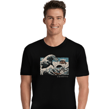 Load image into Gallery viewer, Shirts Premium Shirts, Unisex / Small / Black The Great Wave Of Spirits