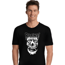 Load image into Gallery viewer, Daily_Deal_Shirts Premium Shirts, Unisex / Small / Black More Brains!

