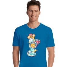Load image into Gallery viewer, Shirts Premium Shirts, Unisex / Small / Sapphire Magical Silhouettes - Cheshire Cat