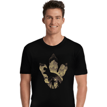 Load image into Gallery viewer, Daily_Deal_Shirts Premium Shirts, Unisex / Small / Black T-Rex Footprint