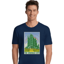 Load image into Gallery viewer, Shirts Premium Shirts, Unisex / Small / Navy Visit The Emerald City