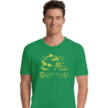Load image into Gallery viewer, Shirts Premium Shirts, Unisex / Small / Irish Green Relax In Saturn Valley