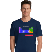 Load image into Gallery viewer, Secret_Shirts Premium Shirts, Unisex / Small / Navy Periodic Table of Powerups