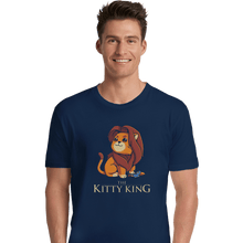 Load image into Gallery viewer, Shirts Premium Shirts, Unisex / Small / Navy The Kitty King