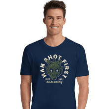 Load image into Gallery viewer, Daily_Deal_Shirts Premium Shirts, Unisex / Small / Navy Han Sho7 Firs7