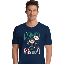 Load image into Gallery viewer, Daily_Deal_Shirts Premium Shirts, Unisex / Small / Navy Namastay PJs