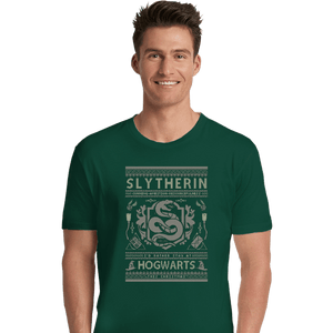 Shirts Premium Shirts, Unisex / Small / Forest Slytherin Sweater