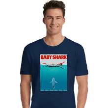 Load image into Gallery viewer, Shirts Premium Shirts, Unisex / Small / Navy Baby Shark