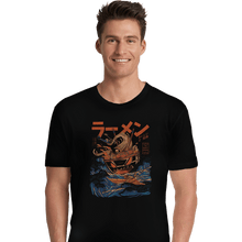 Load image into Gallery viewer, Shirts Premium Shirts, Unisex / Small / Black Great Ramen off Kanagawa