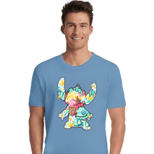 Load image into Gallery viewer, Shirts Premium Shirts, Unisex / Small / Powder Blue Magical Silhouettes - Stitch
