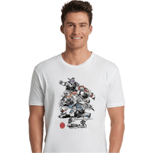 Load image into Gallery viewer, Daily_Deal_Shirts Premium Shirts, Unisex / Small / White Ninja Turtles Sumi-e
