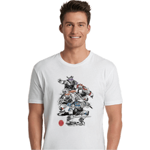 Load image into Gallery viewer, Daily_Deal_Shirts Premium Shirts, Unisex / Small / White Ninja Turtles Sumi-e