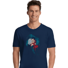 Load image into Gallery viewer, Shirts Premium Shirts, Unisex / Small / Navy Mermaid Kiss