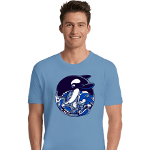 Load image into Gallery viewer, Secret_Shirts Premium Shirts, Unisex / Small / Powder Blue Orca Attack