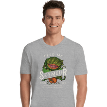 Load image into Gallery viewer, Secret_Shirts Premium Shirts, Unisex / Small / Sports Grey Feed Me Seymour!