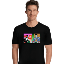 Load image into Gallery viewer, Secret_Shirts Premium Shirts, Unisex / Small / Black Quinn Yelling At Joker