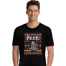 Load image into Gallery viewer, Secret_Shirts Premium Shirts, Unisex / Small / Black You Shall Not Peak