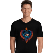 Load image into Gallery viewer, Secret_Shirts Premium Shirts, Unisex / Small / Black Heart On Fire