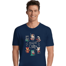 Load image into Gallery viewer, Secret_Shirts Premium Shirts, Unisex / Small / Navy Dungeon Cats 2nd Edition