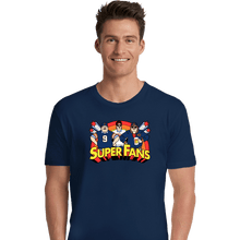 Load image into Gallery viewer, Daily_Deal_Shirts Premium Shirts, Unisex / Small / Navy Da Super Fans