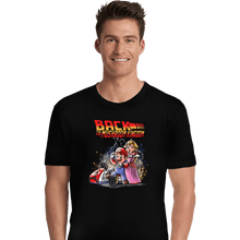 Load image into Gallery viewer, Daily_Deal_Shirts Premium Shirts, Unisex / Small / Black Back to the Mushroom Kingdom