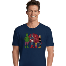 Load image into Gallery viewer, Shirts Premium Shirts, Unisex / Small / Navy King Of The Heroes