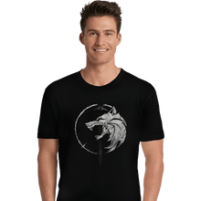 Load image into Gallery viewer, Shirts Premium Shirts, Unisex / Small / Black Wh1t3 W0lf