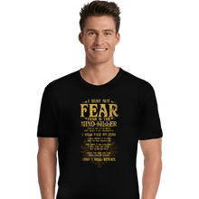 Load image into Gallery viewer, Daily_Deal_Shirts Premium Shirts, Unisex / Small / Black Fear Is The Mind-Killer