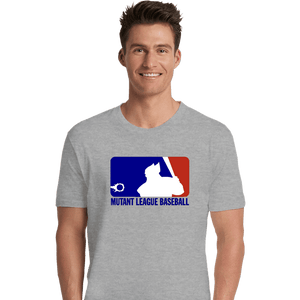 Shirts Premium Shirts, Unisex / Small / Sports Grey Mutant League Baseball