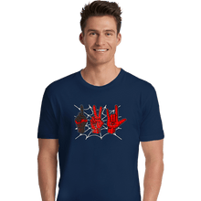 Load image into Gallery viewer, Daily_Deal_Shirts Premium Shirts, Unisex / Small / Navy Spider 1, Spider 2, Spider 3