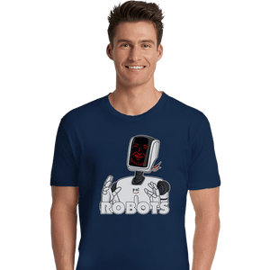 Daily_Deal_Shirts Premium Shirts, Unisex / Small / Navy Robots
